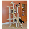 Load image into Gallery viewer, Armarkat 74" Multi-Level Cat Tree Large Cat Play Furniture With SratchhIng Posts Large Playforms A7401 Beige
