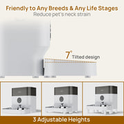 W5 WiFi Automatic Feeder for 2 Pets 