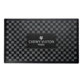 Load image into Gallery viewer, Black Checker Chewy Vuiton Placemat
