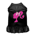 Load image into Gallery viewer, Barbie Silhouette Ruffle Dog Dress 
