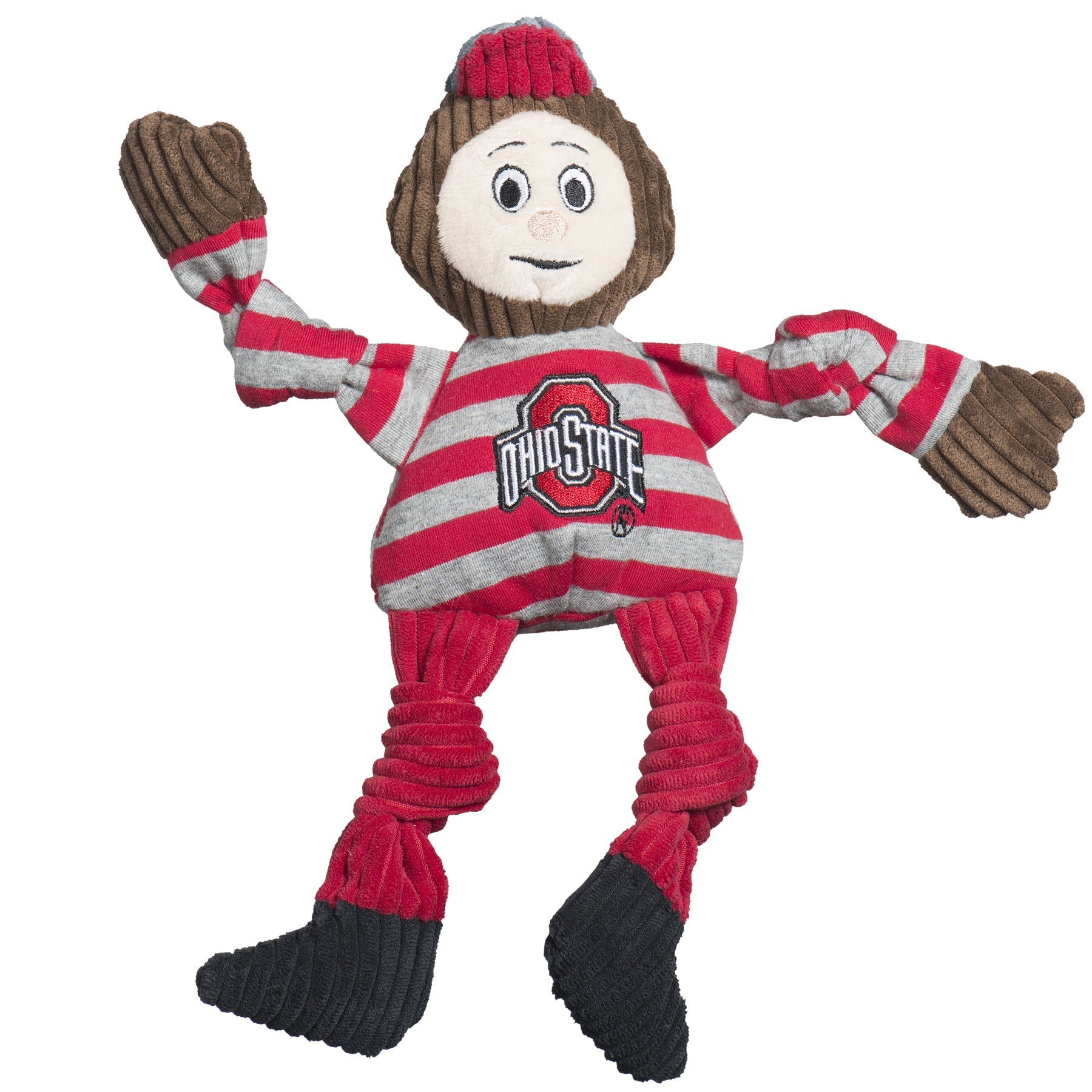 NCAA Ohio State University, Brutus the Buckeye Knottie® Plush Dog Toy - image 3