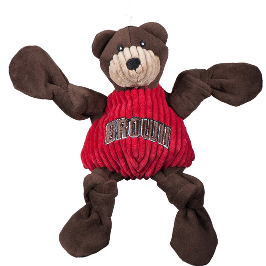 NCAA Brown University, Bruno the Bear Knottie® Plush Dog Toy - image 2