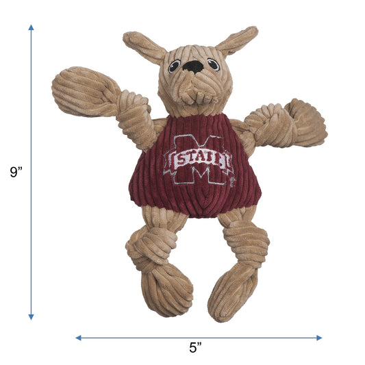 NCAA Mississippi State University, Bully the Bulldog Knottie® Plush Dog Toy - image 2