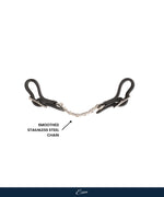 ExionPro Leather Curb Chain 