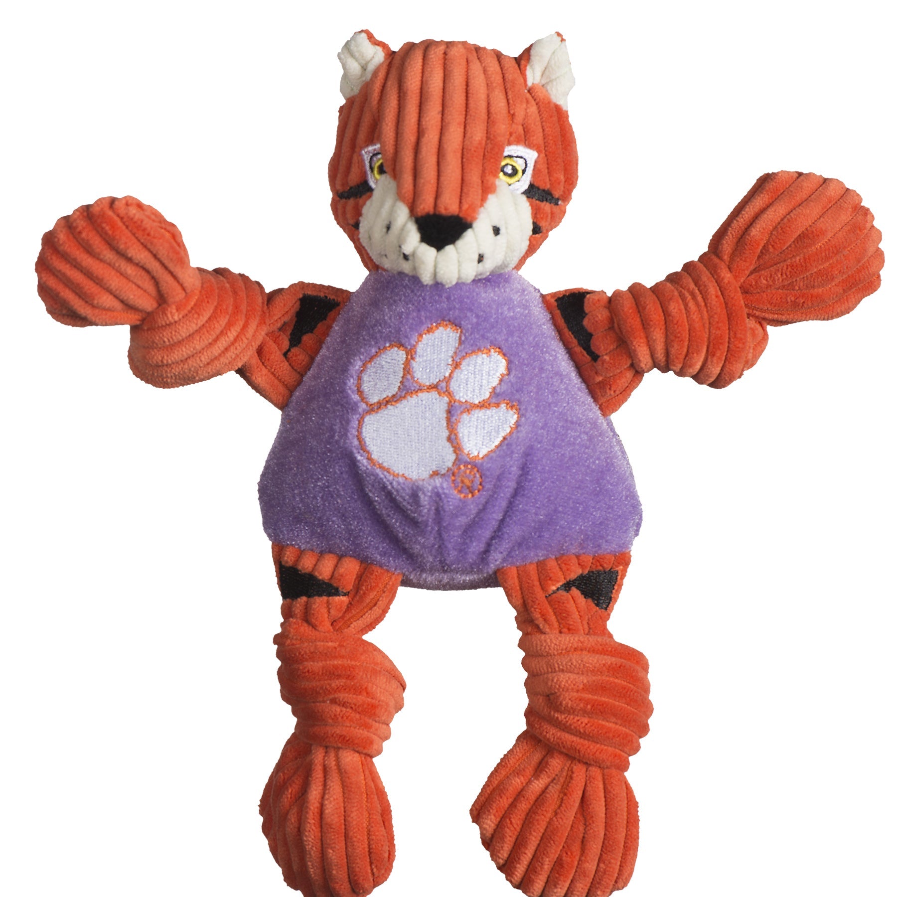 NCAA Clemson University, The Tiger Knottie® Plush Dog Toy - image 3