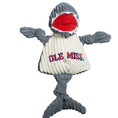 Load image into Gallery viewer, NCAA Ole Miss (U. of Mississippi), Tony Land Shark Knottie® Plush Dog Toy
