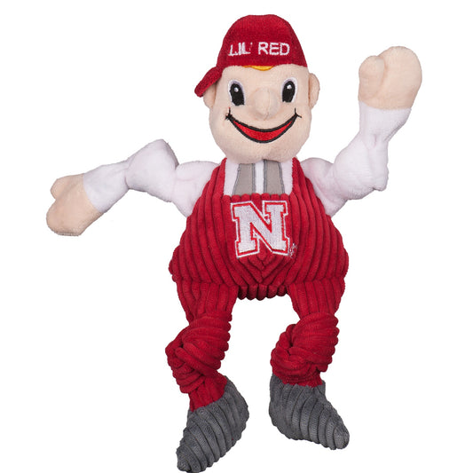 NCAA University of Nebraska, Lil Red Knottie® Plush Dog Toy - image 3