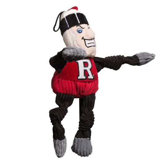 NCAA Rutgers University, Scarlet Knight Knottie® Plush Dog Toy - image 3