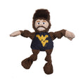 Load image into Gallery viewer, NCAA West Virginia University, Mountaineer Knottie® Plush Dog Toy - image 3
