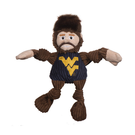 NCAA West Virginia University, Mountaineer Knottie® Plush Dog Toy - image 3