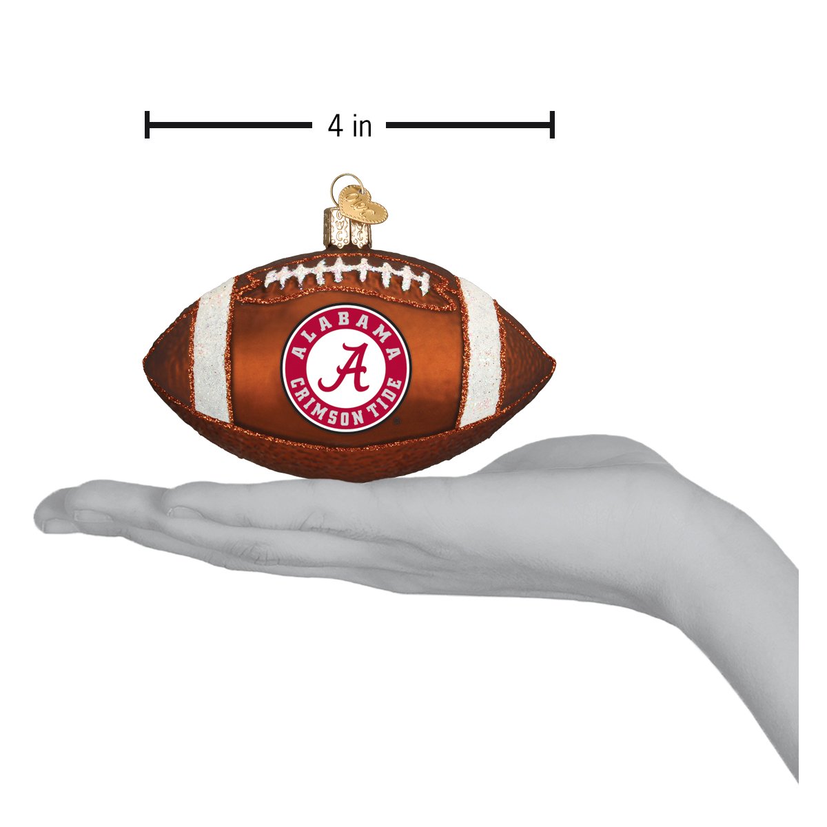 Alabama Football Ornament - Southlake Paws