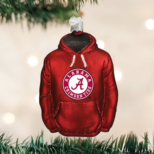 Alabama Hoodie Ornament - Southlake Paws