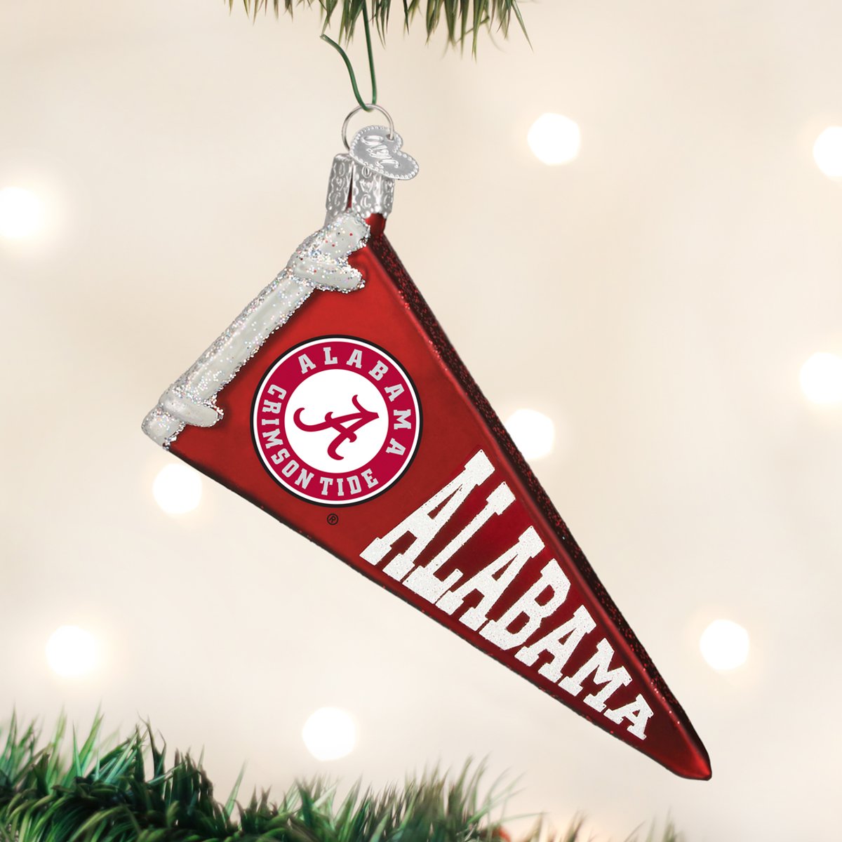 Alabama Pennant Ornament - Southlake Paws