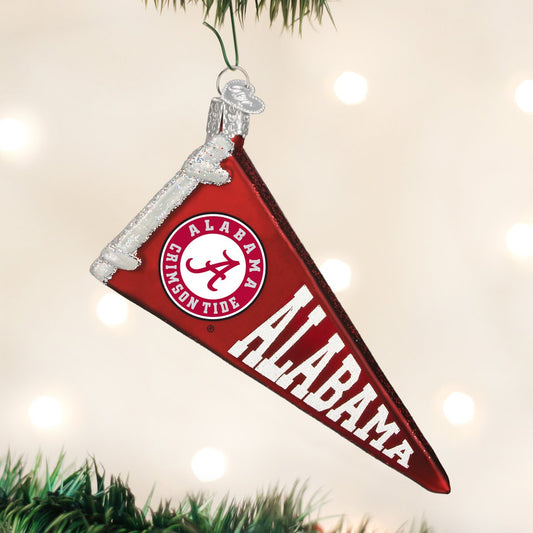 Alabama Pennant Ornament - Southlake Paws