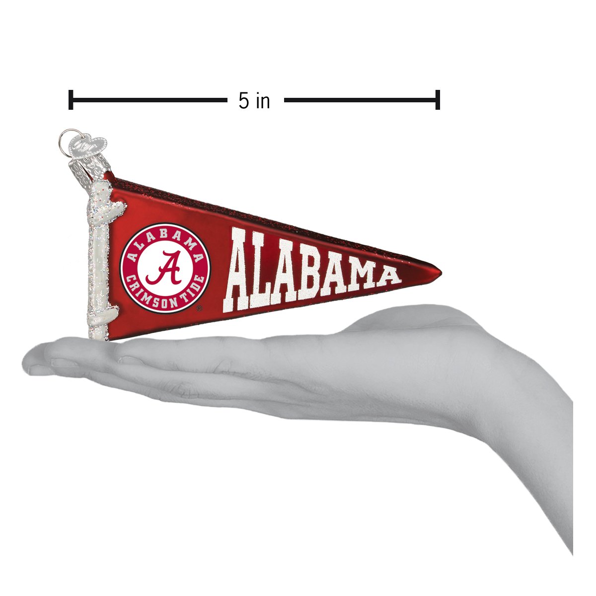Alabama Pennant Ornament - Southlake Paws