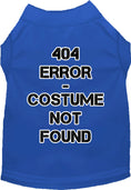 Load image into Gallery viewer, Halloween Costume Cat or Dog Shirt for Pets "404 Error Costume"
