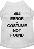Load image into Gallery viewer, Halloween Costume Cat or Dog Shirt for Pets "404 Error Costume"
