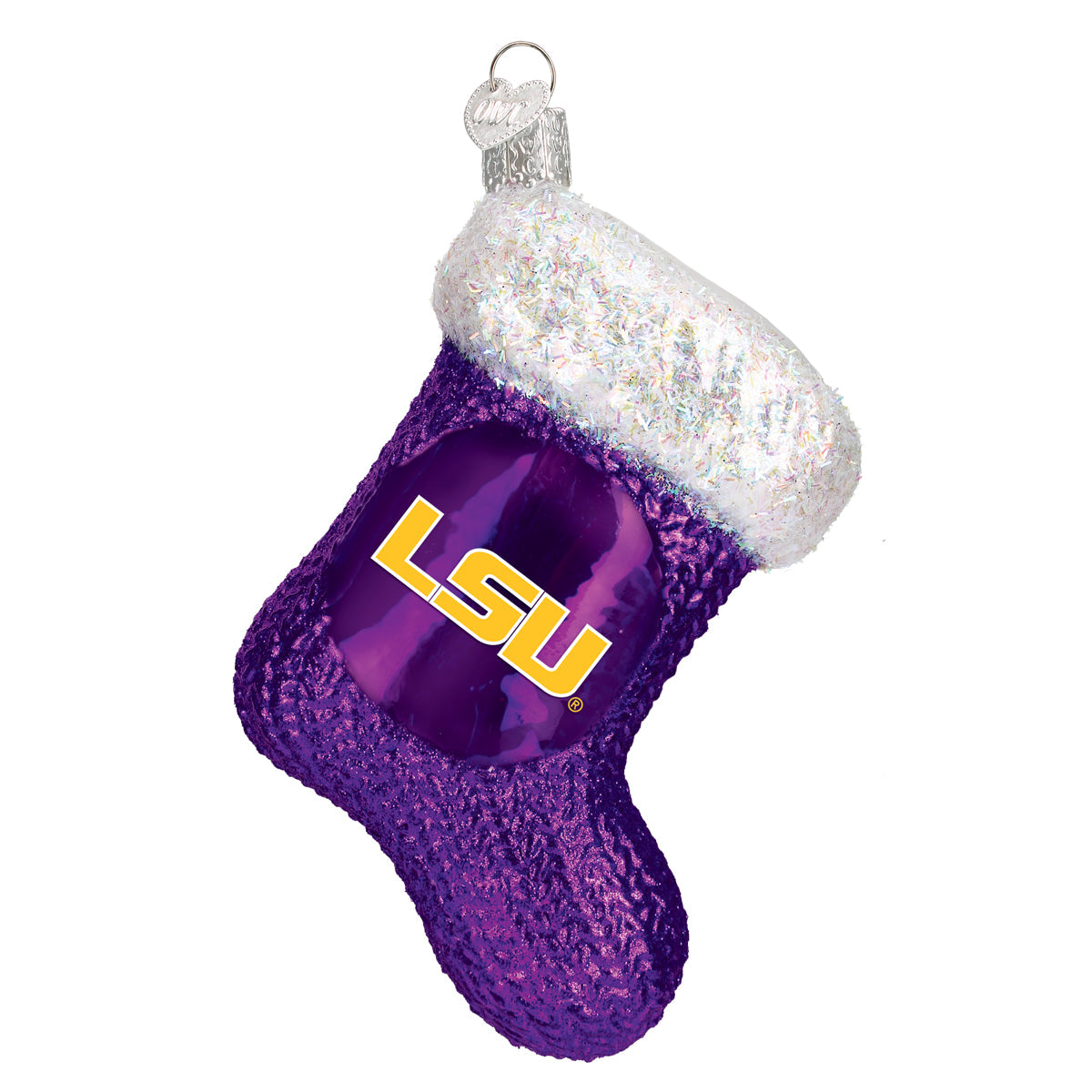 LSU  Stocking Ornament - Southlake Paws