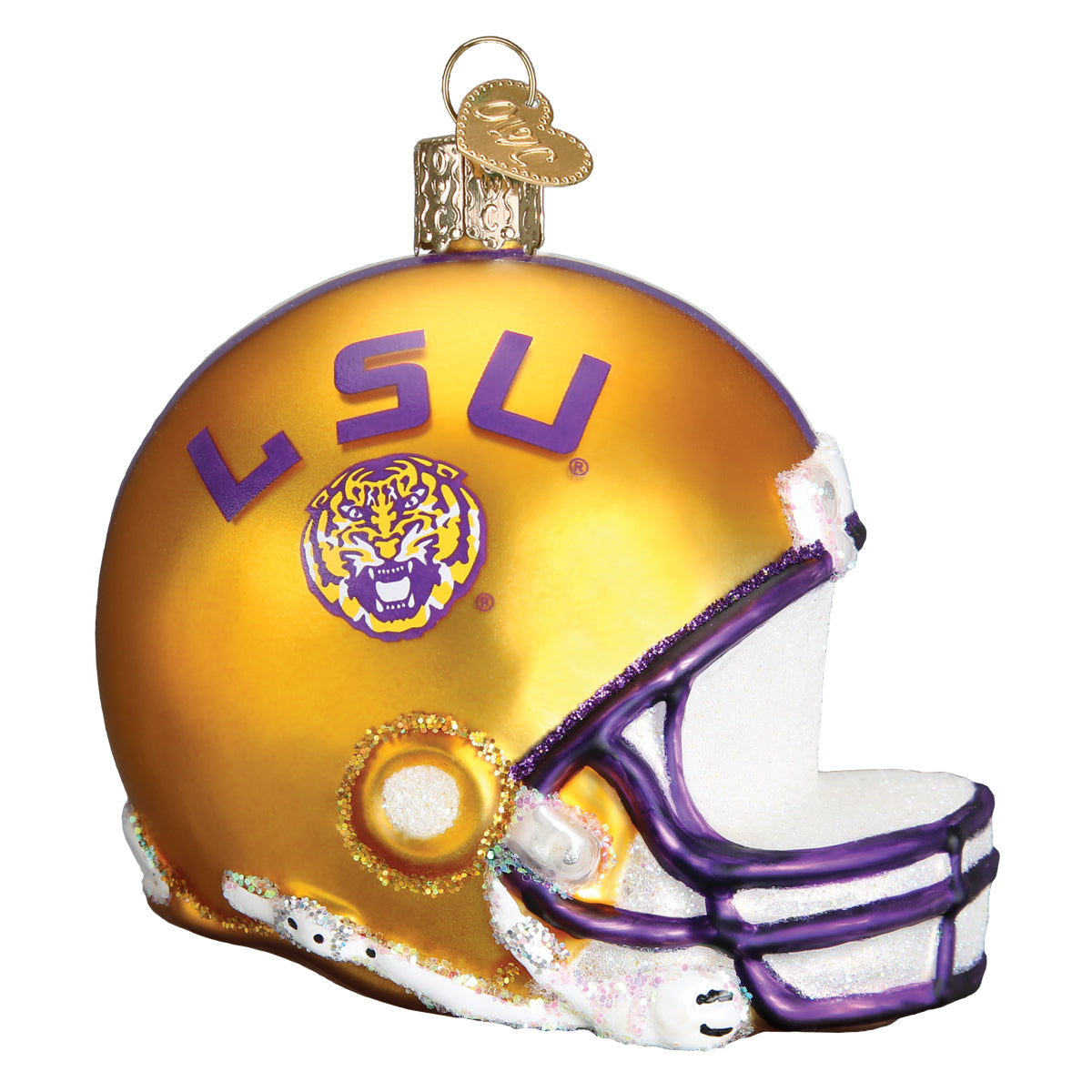 LSU Helmet Ornament - Southlake Paws