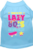 Load image into Gallery viewer, Halloween Costume Cat or Dog Shirt for Pets "Lazy 80's Costume"
