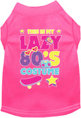 Load image into Gallery viewer, Halloween Costume Cat or Dog Shirt for Pets "Lazy 80's Costume"
