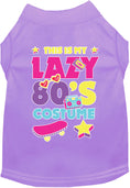 Load image into Gallery viewer, Halloween Costume Cat or Dog Shirt for Pets "Lazy 80's Costume"
