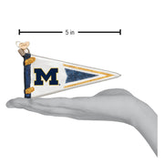 Michigan Pennant Ornament