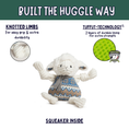 Load image into Gallery viewer, Dog Toys Premium Leo Lamb Plush Dog Toy Knottie®
