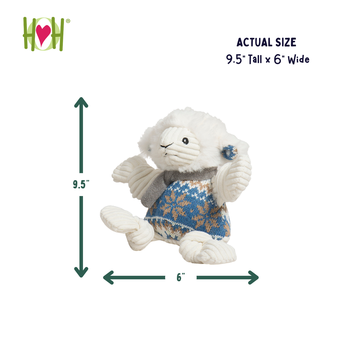Dog Toys Premium Leo Lamb Plush Dog Toy Knottie®