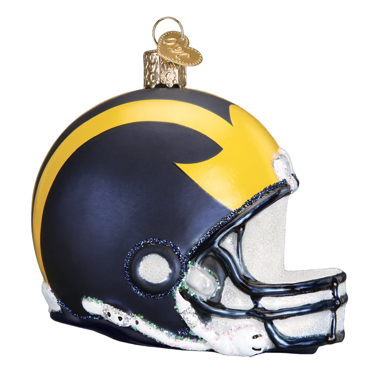 Michigan Helmet Ornament - Southlake Paws