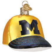 Michigan Baseball Cap Ornament