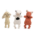 Load image into Gallery viewer, Barnyard HuggleFlatties™ Assorted Durable Plush Dog Toys (3pk)
