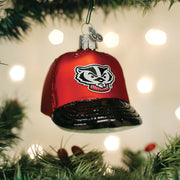 Wisconsin Baseball Cap Ornament