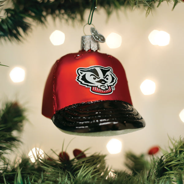 Wisconsin Baseball Cap Ornament - Southlake Paws