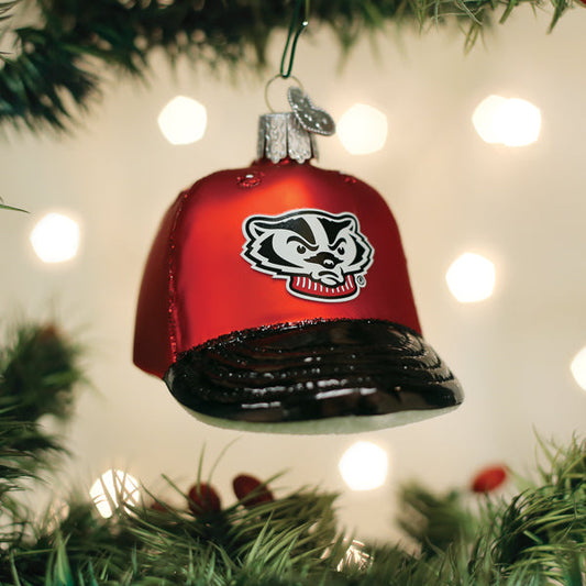 Wisconsin Baseball Cap Ornament - Southlake Paws