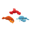 Load image into Gallery viewer, Raw Bar Wee Huggles® Plush Dog Toys, 3 pack
