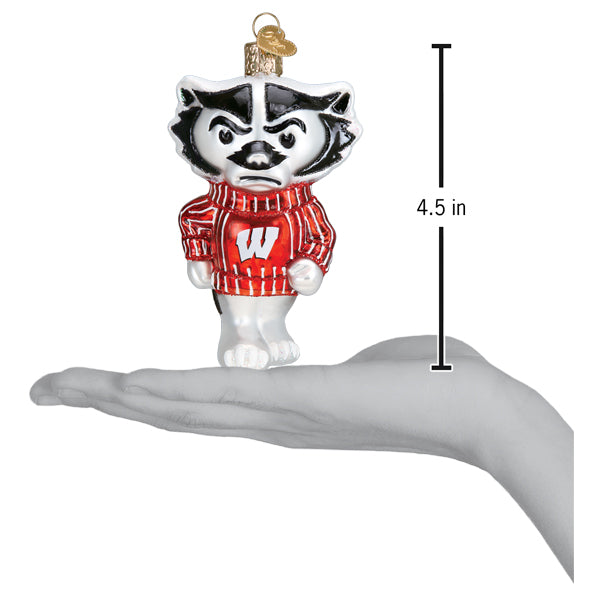 Wisconsin Bucky Ornament - Southlake Paws