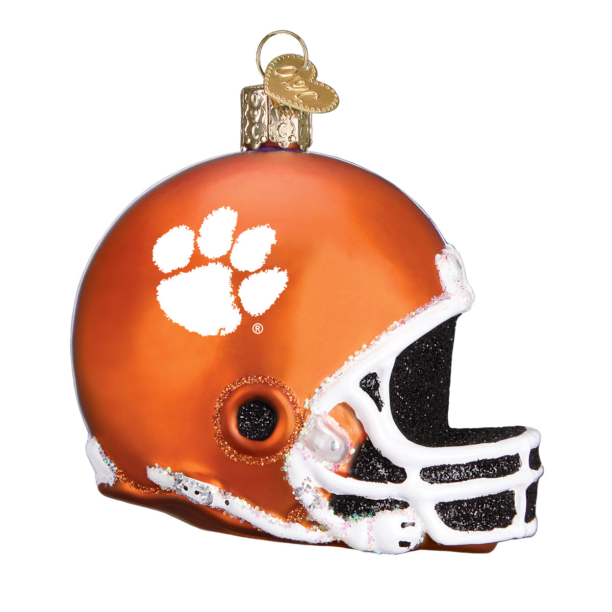 Clemson Helmet Ornament - Southlake Paws