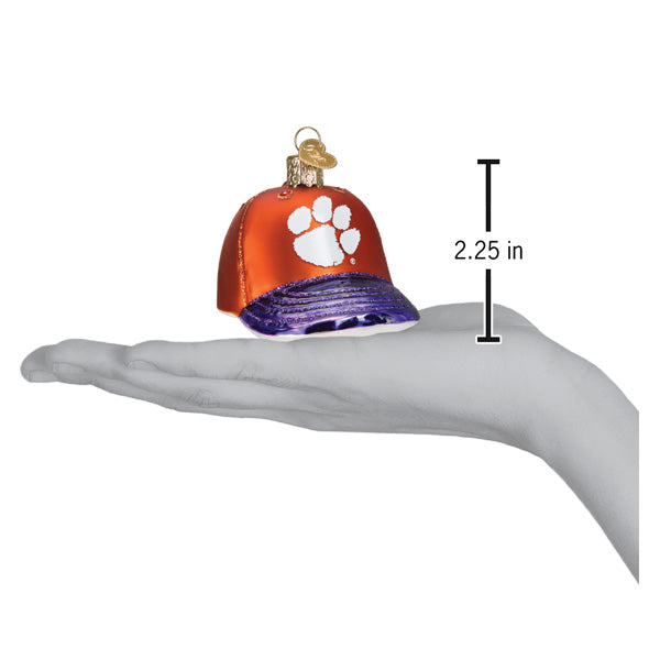Clemson Baseball Cap Ornament - Southlake Paws
