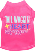 Load image into Gallery viewer, Dog Shirt for Pets "Tail Waggin, Heart Braggin"
