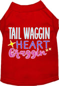 Load image into Gallery viewer, Dog Shirt for Pets "Tail Waggin, Heart Braggin"
