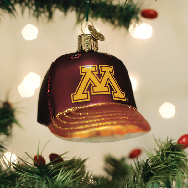 Minnesota Baseball Cap Ornament - Southlake Paws