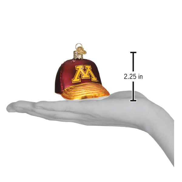 Minnesota Baseball Cap Ornament - Southlake Paws
