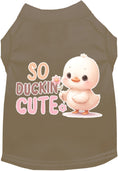 Load image into Gallery viewer, Dog Shirt for Pets "So Duckin Cute"
