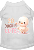 Load image into Gallery viewer, Dog Shirt for Pets "So Duckin Cute"
