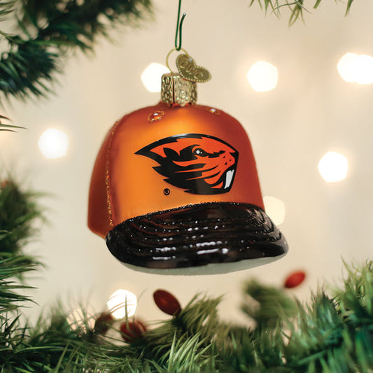 Oregon State Baseball Cap Ornament - Southlake Paws