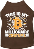 Load image into Gallery viewer, Funny Costume Cat or Dog Shirt for Pets "Bitcoin Bro Costume"
