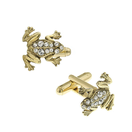 Crystal Frog Cufflinks