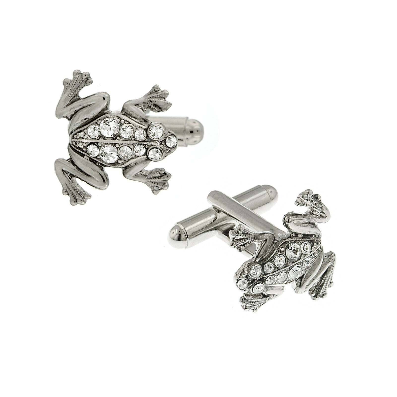 Crystal Frog Cufflinks