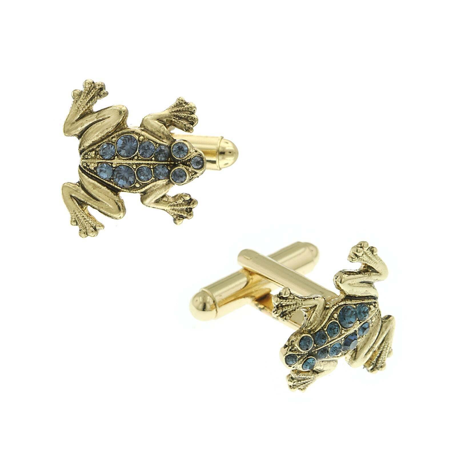 Crystal Frog Cufflinks